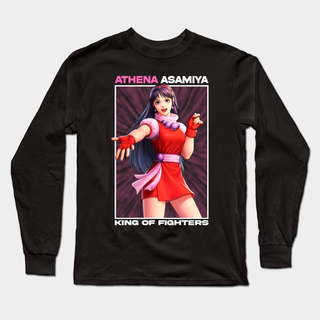 Athena Asamiya Long Sleeve T-Shirt by wenderinf